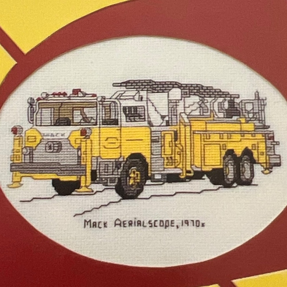 Fireman's Pride The Family Tree Counted Cross Stitch‎ Pattern Chart Leaflet VTG